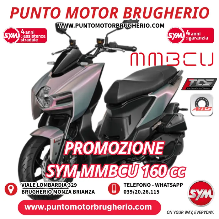 PROMO SCONTI NEW SYM MMBCU160 PUNTO MOTOR BRUGHERIO SYM BRUGHERIO MONZA BRIANZA PROVINCIA DI MILANO CITTA METROPOLITANA SYM 