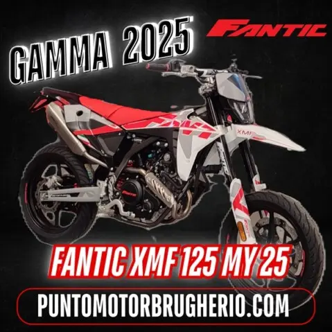 FANTIC MOTOR XMF 125 COMPETITION PERFORMANCE punto motor brugherio monza brianza provincia di milano FANTIC XMF 125 MOTARD EURO5